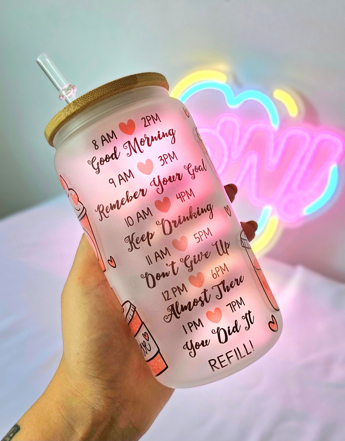 Drinkglas frosted | Cup of love