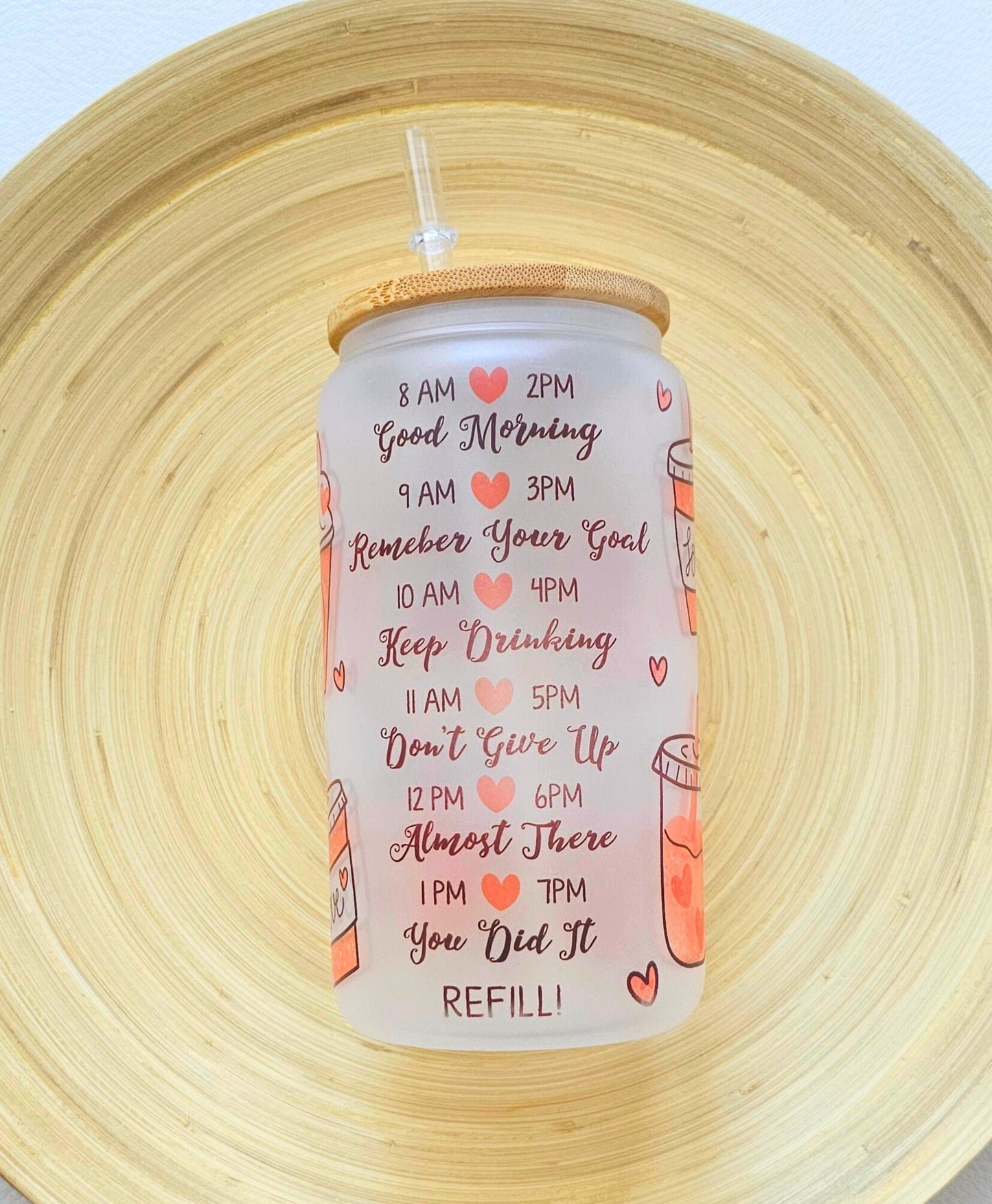 Drinkglas frosted | Cup of love