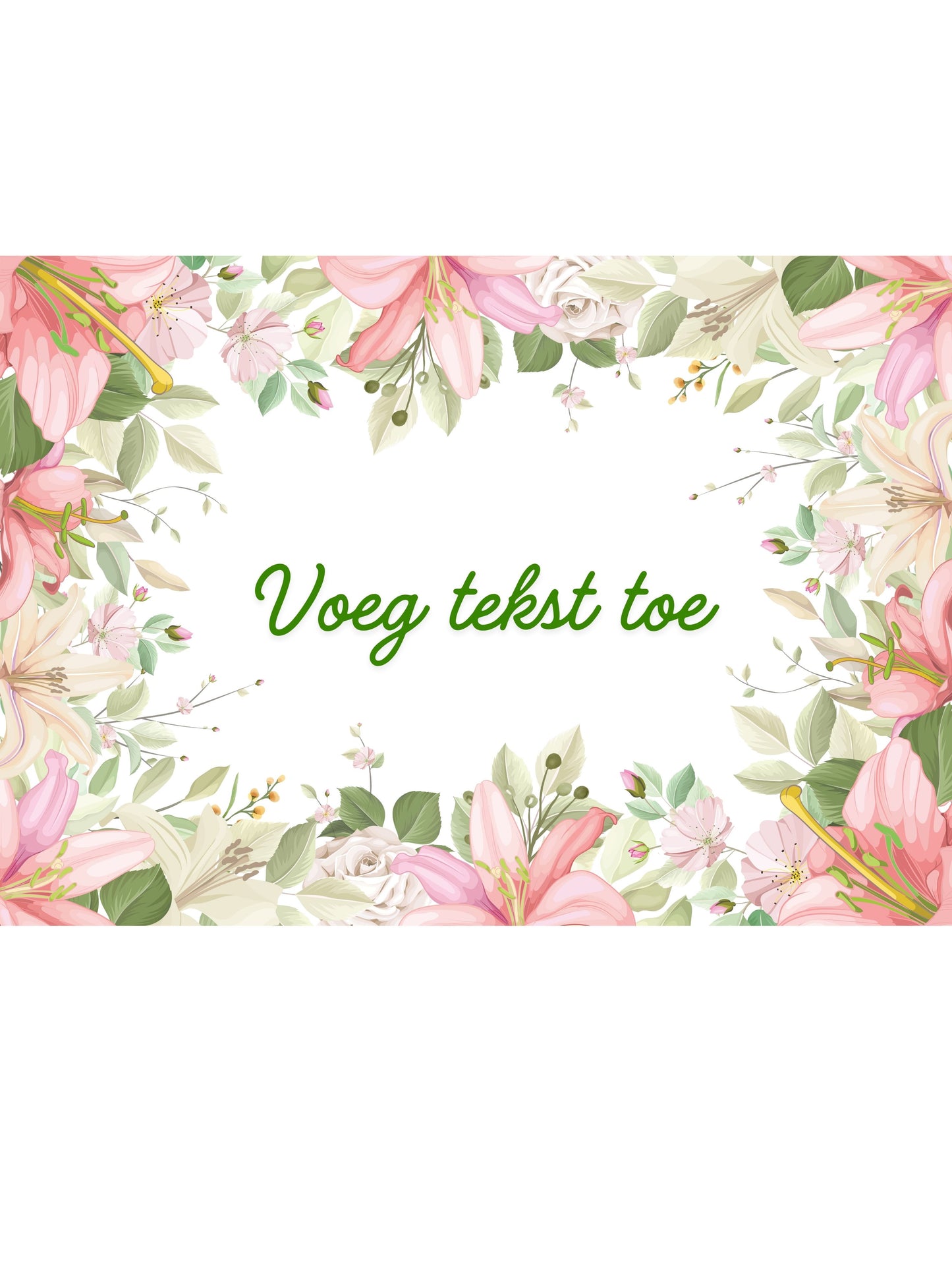 Gepersonaliseerde drinkfles | Bloemen