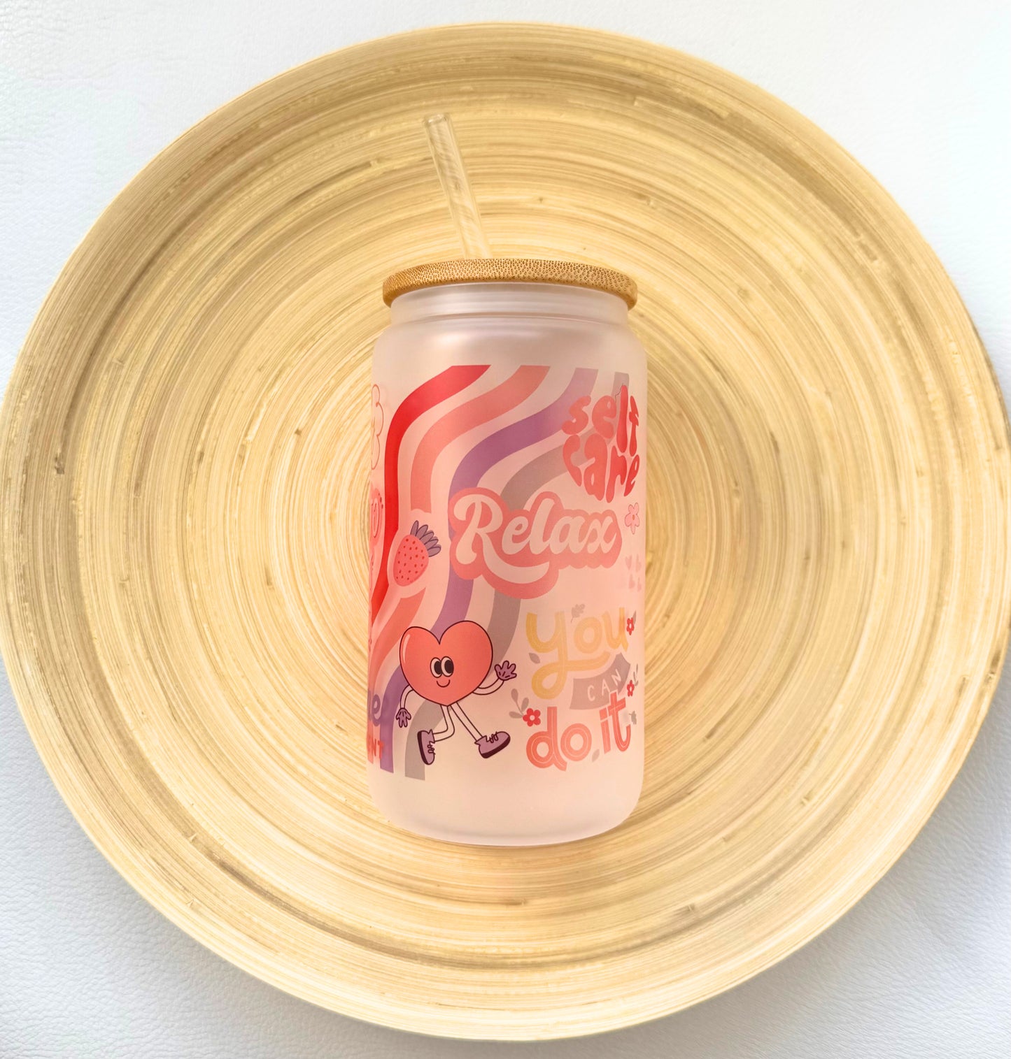 Drinkglas frosted | Selfcare