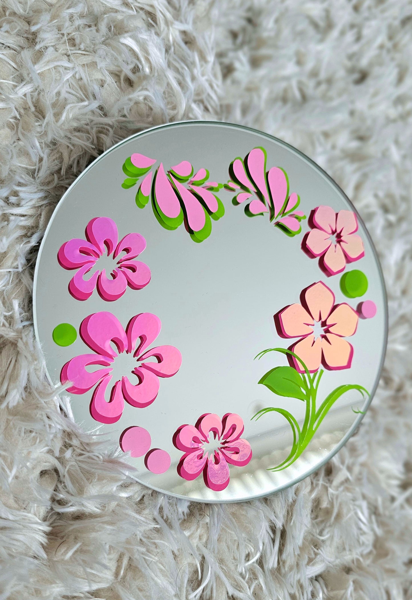 Decoratie spiegel | Sweet flowers