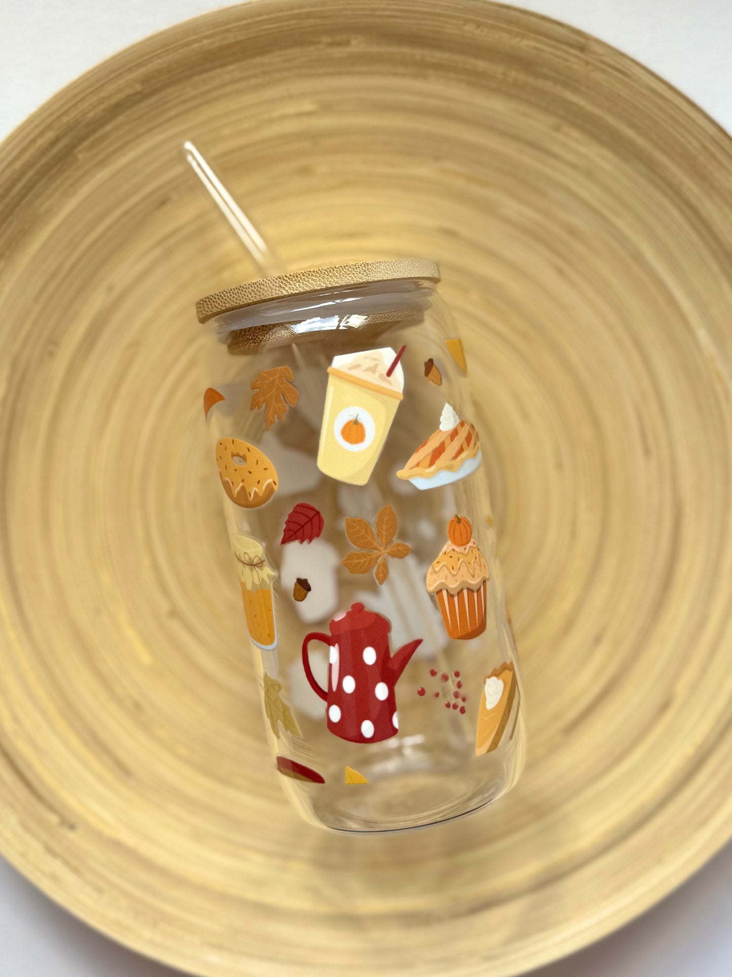 Drinkglas met rietje | Cozy season