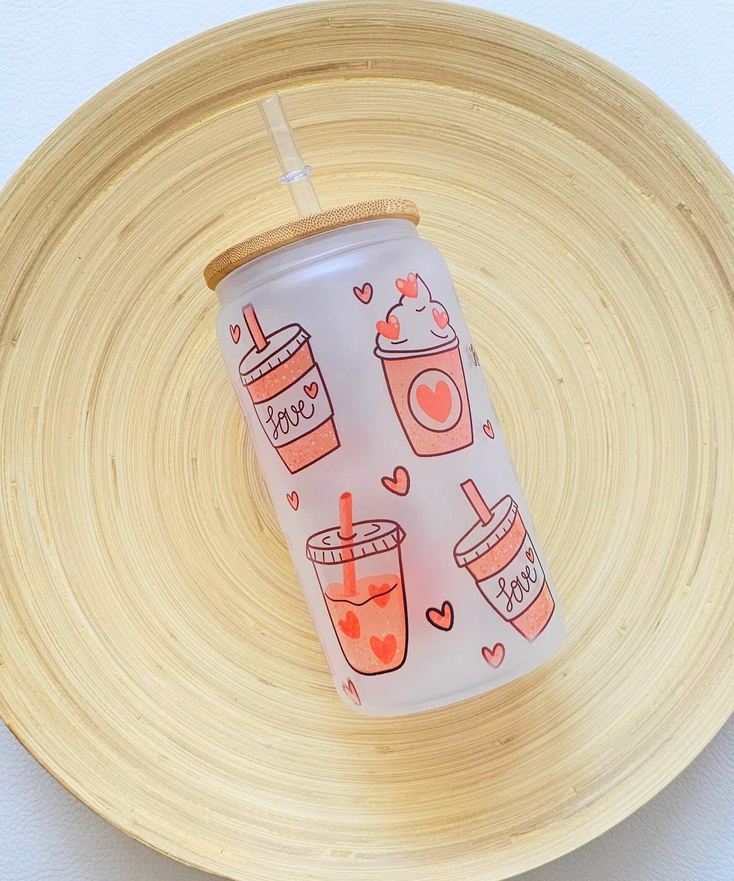 Drinkglas frosted | Cup of love