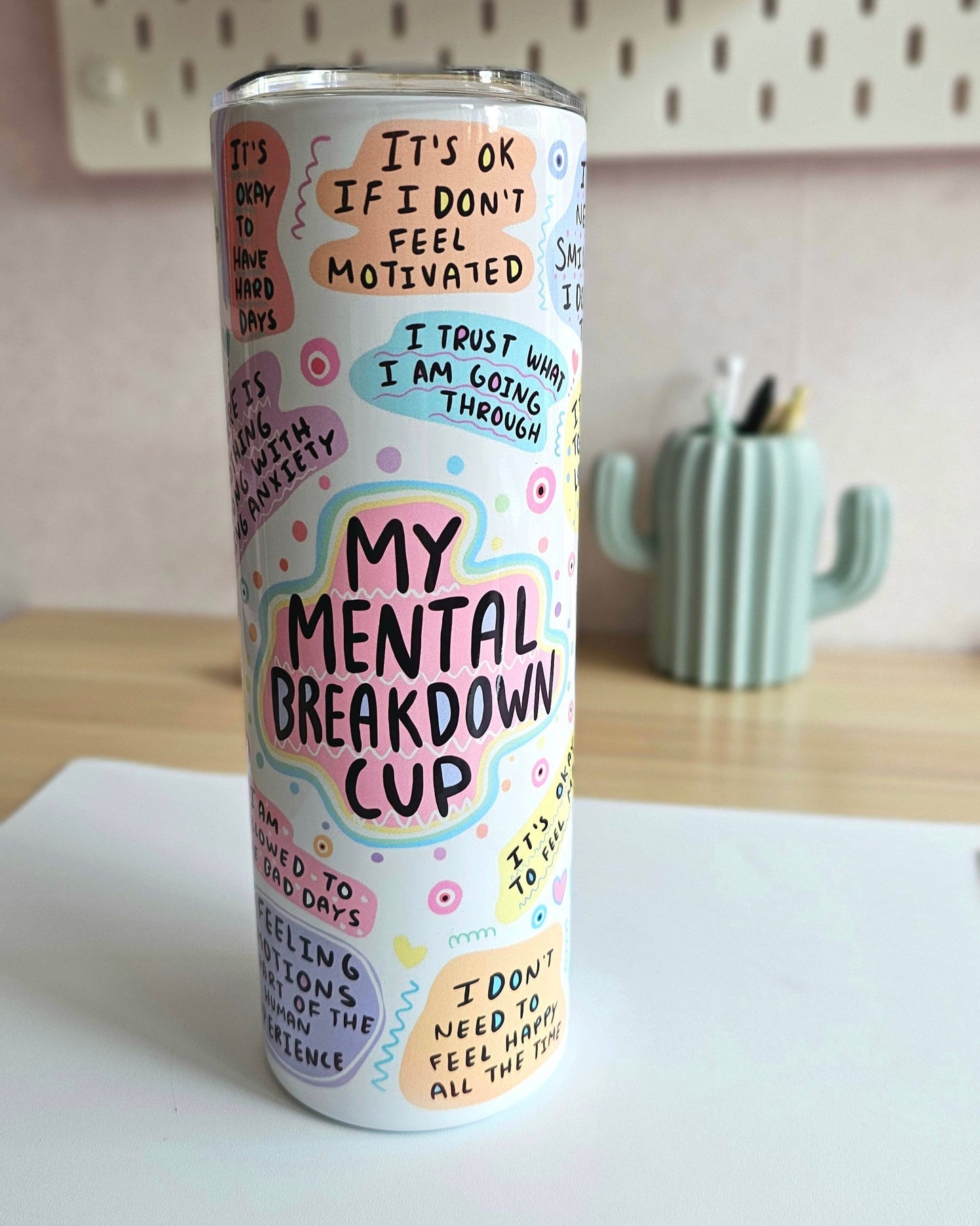 Drinkbeker met rietje | My mental breakdown