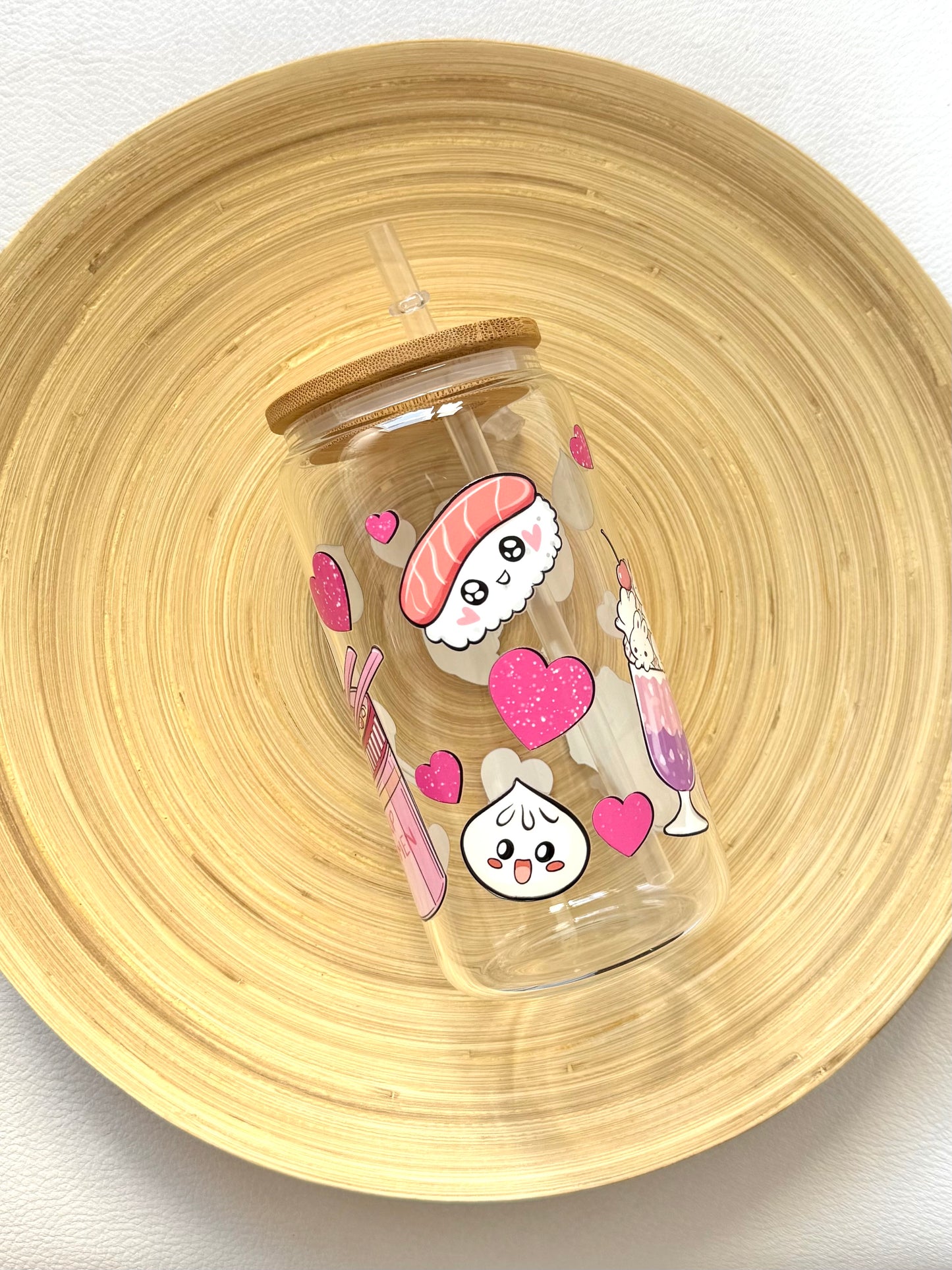 Drinkglas met rietje | Sushi time