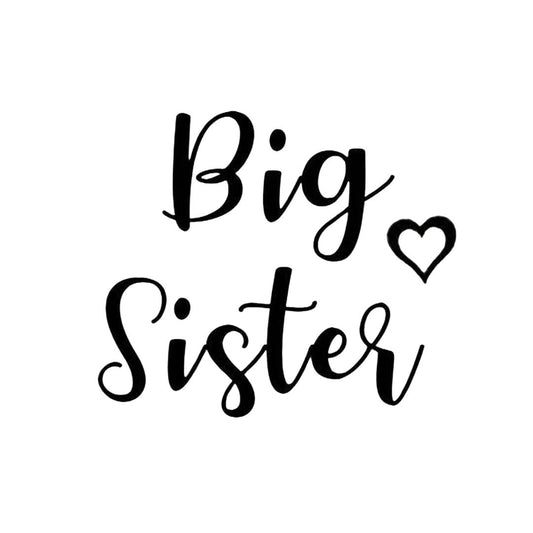 Strijkapplicatie | Big sister