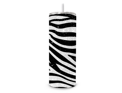 Drinkbeker met rietje | Zebra