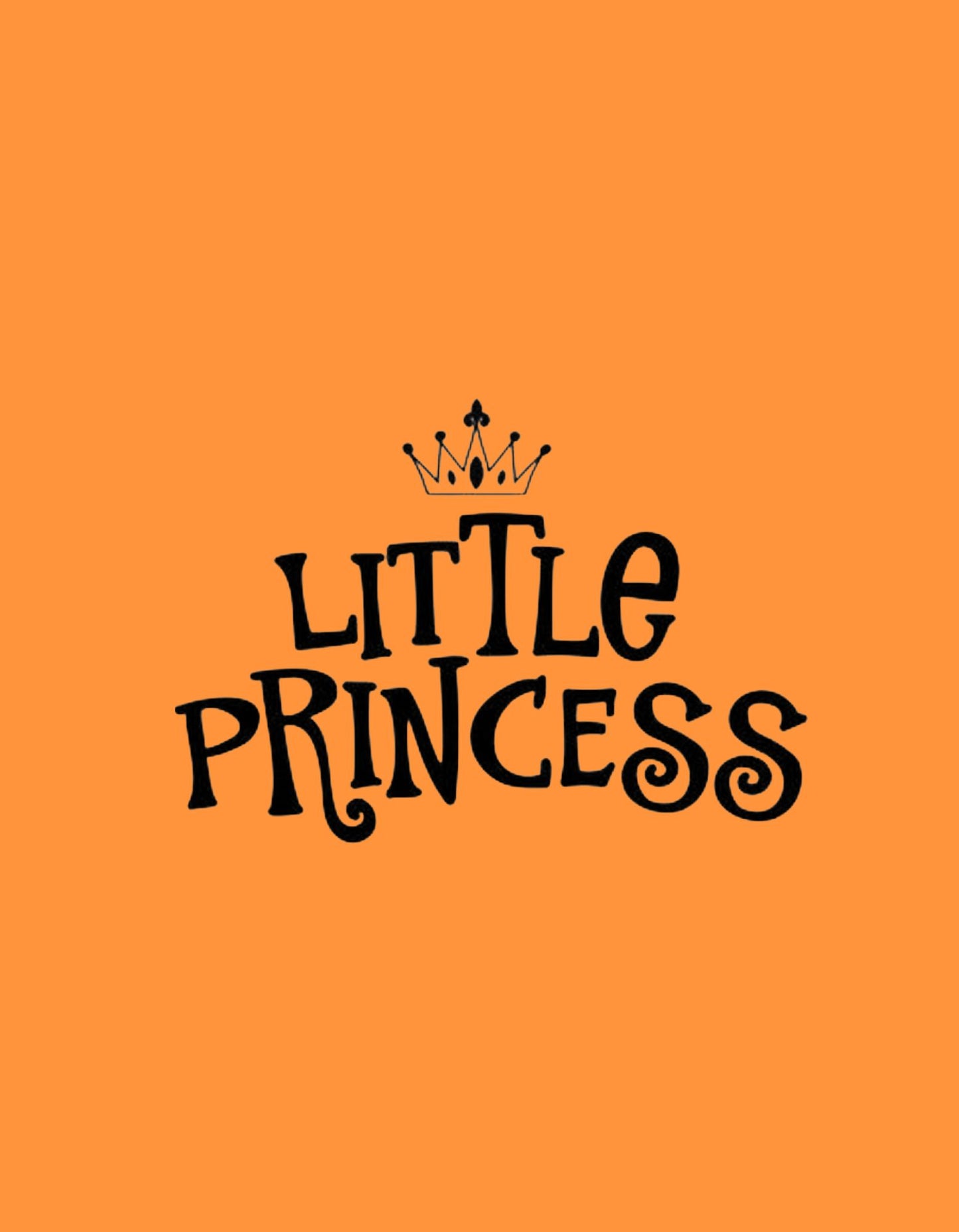 Little princess strijkapplicatie