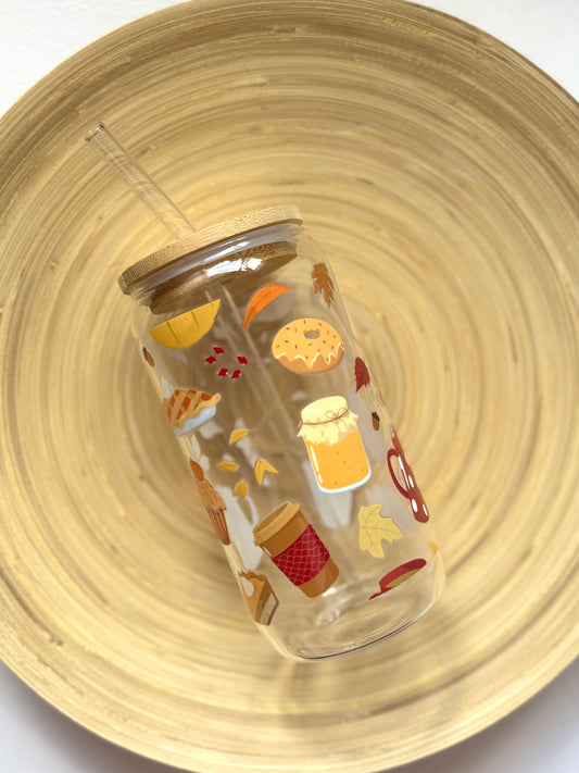 Drinkglas met rietje | Cozy season