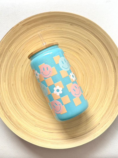 Drinkglas met rietje | Smilies