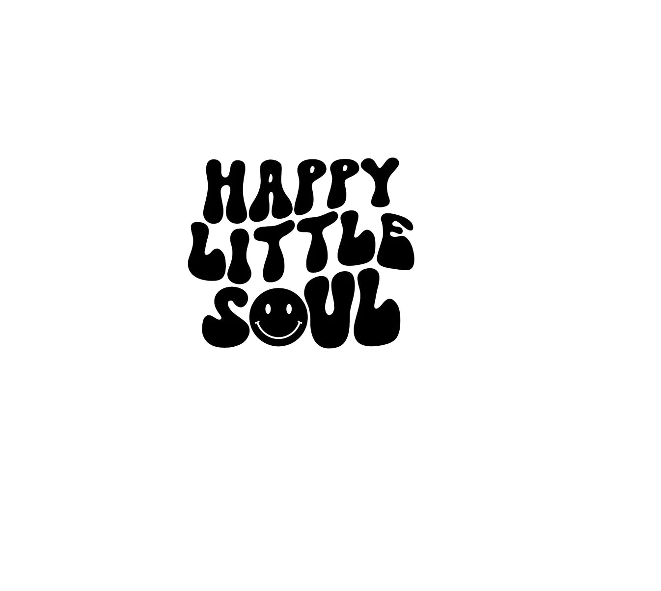 Strijkapplicatie |Happy little soul