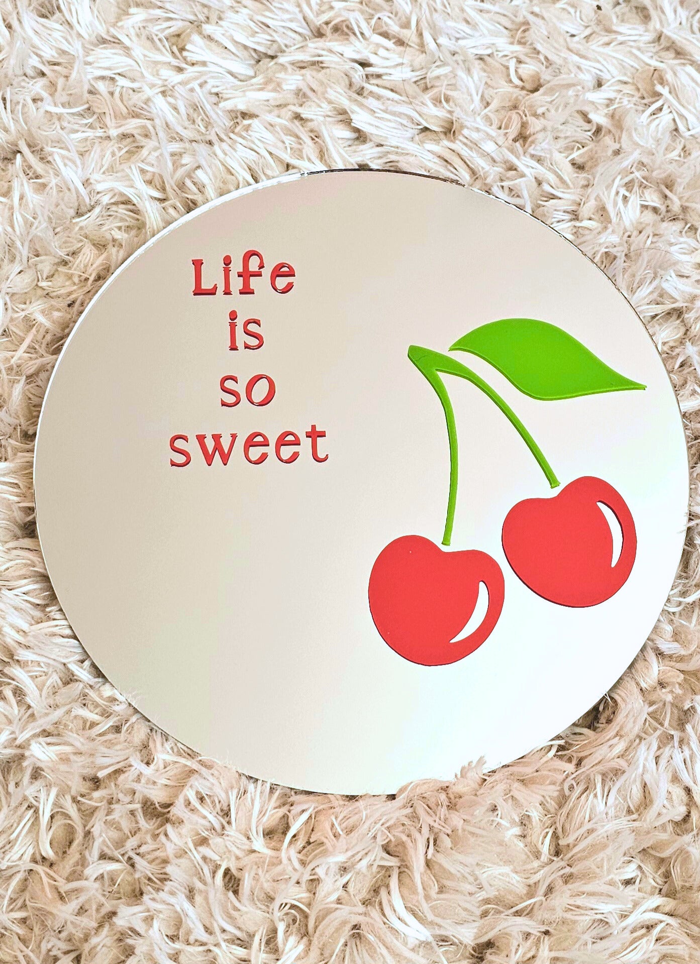 Decoratie spiegel | Life is so sweet