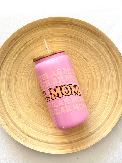 Drinkglas met rietje | Cool mom