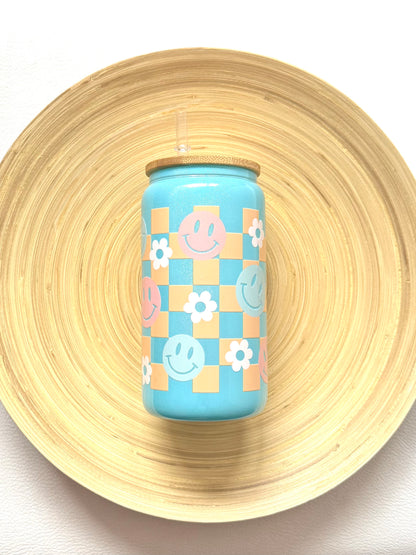 Drinkglas met rietje | Smilies