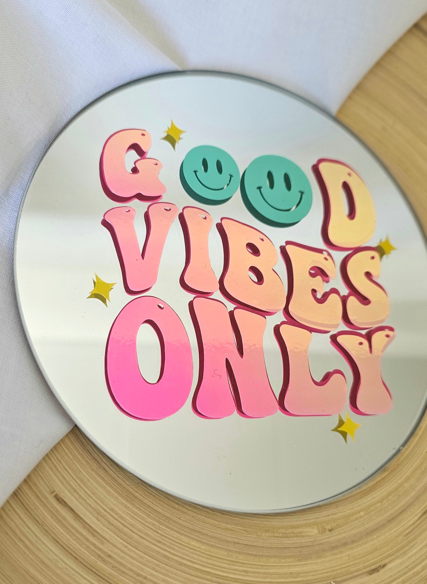 Decoratie spiegel | Good Vibes Only