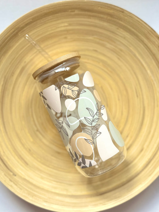 Drinkglas met rietje | Soft boho