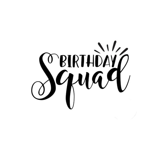 strijkapplicatie birthday squad